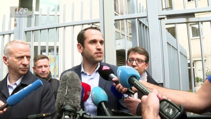 Pierre Jouvet (PS) annonce l'accord de principe trouvé avec LFI en vue des élections législatives - 04/05/2022