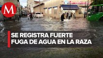 En CdMX, reportan afectaciones por inundación en la col. La Raza