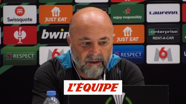 Sampaoli : «On a une forme de jeu, il faut la respecter» - Foot - C4 - OM