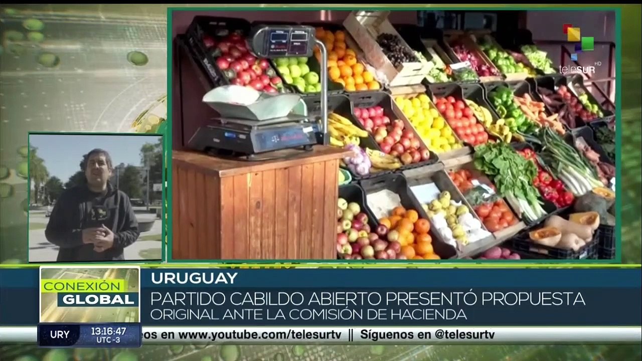 Senado uruguayo propone rebaja de impuesto a productos de canasta básica