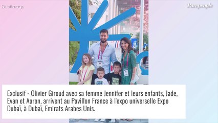 Olivier Giroud relooké par sa fille Jade, déjà très douée !
