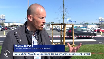 ÎLOTS DE CHALEUR / Les parkings des supermarchés se mettent au vert