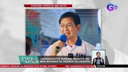 Lacson, nangampanya sa Dumaguete City | SONA