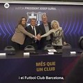 El Barça oficializa un acuerdo con Omnium Cultural por los próximos 4 años / Redes