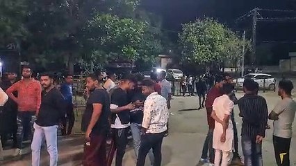 sanganer bhilwara सांगानेर में दो पक्षों के झगड़े से गरमाया माहौल, बाइक फूंकी