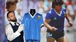 La maglia di Maradona 'Mano de Dios' venduta per 8,8 milioni