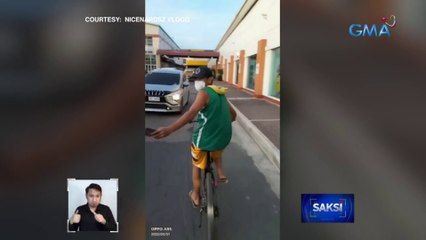Ninakaw na cellphone, naibalik matapos habulin ng rider ang nagbibisikletang snatcher | Saksi