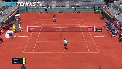 Madrid - Zverev a bataillé face à Cilic