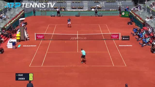 Madrid - Zverev a bataillé face à Cilic