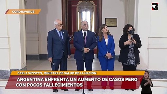 Argentina enfrenta un aumento de casos pero con pocos fallecimientos
