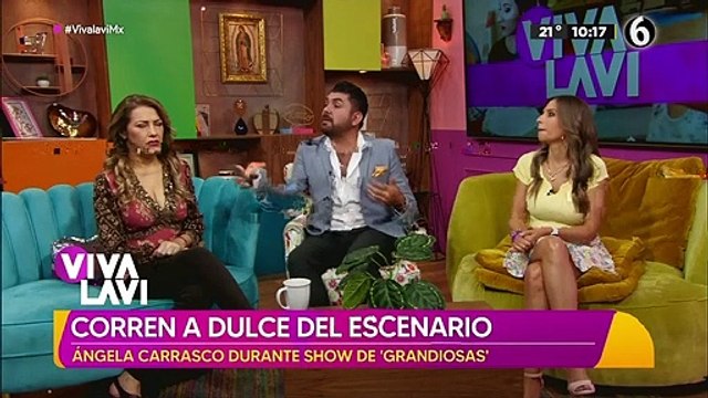 Ángela Carrasco corre a Dulce del escenario durante show de 'Grandiosas'