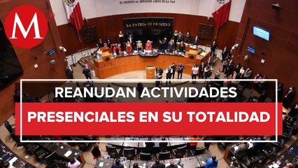 Tras dos años de pandemia, Senado reanuda actividades presenciales