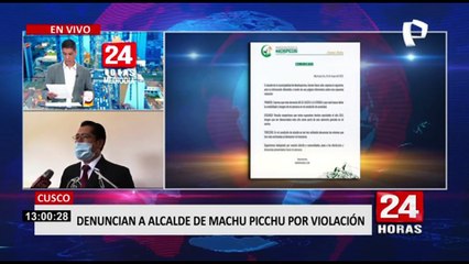 Cusco: denuncian a alcalde de Machu Picchu por violación sexual