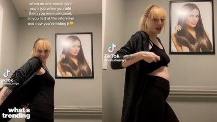 TikToker HIDES Pregnancy to Keep Her Job