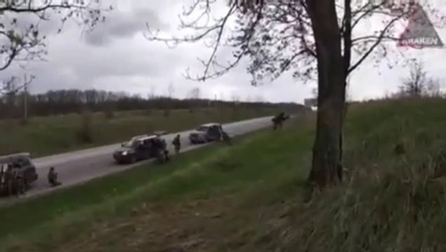 Уникальные кадры освобождения от оккупантов населённого пункта Русская Лозовая на Харьковщине