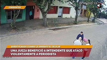 Una jueza benefició a Intendente que atacó violentamente a periodista