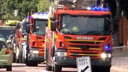 International Firefighters Day has been celebrated with a parade through the CBD.. led by the iconic big red trucks.