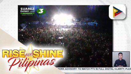 Campaign sorties ng dalawang frontrunners sa pagka-Gobernador sa Quezon, dinagsa ng supporters