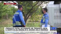 Fatal accidente deja una persona muerta en el Segundo Anillo Periférico de SPS