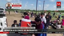 Migrantes que solicitaron permisos humanitarios podrían cruzar a EU; Baja California