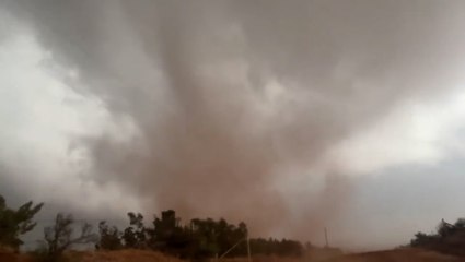 Download Video: Tornadoes touch down across the Plains