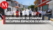 Gobernador de Chiapas inaugura pavimentación en calles de Tuxtla Gutiérrez