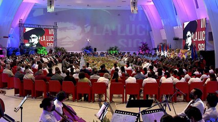 Daniel y Rosario presiden acto por el Día de la Dignidad Nacional