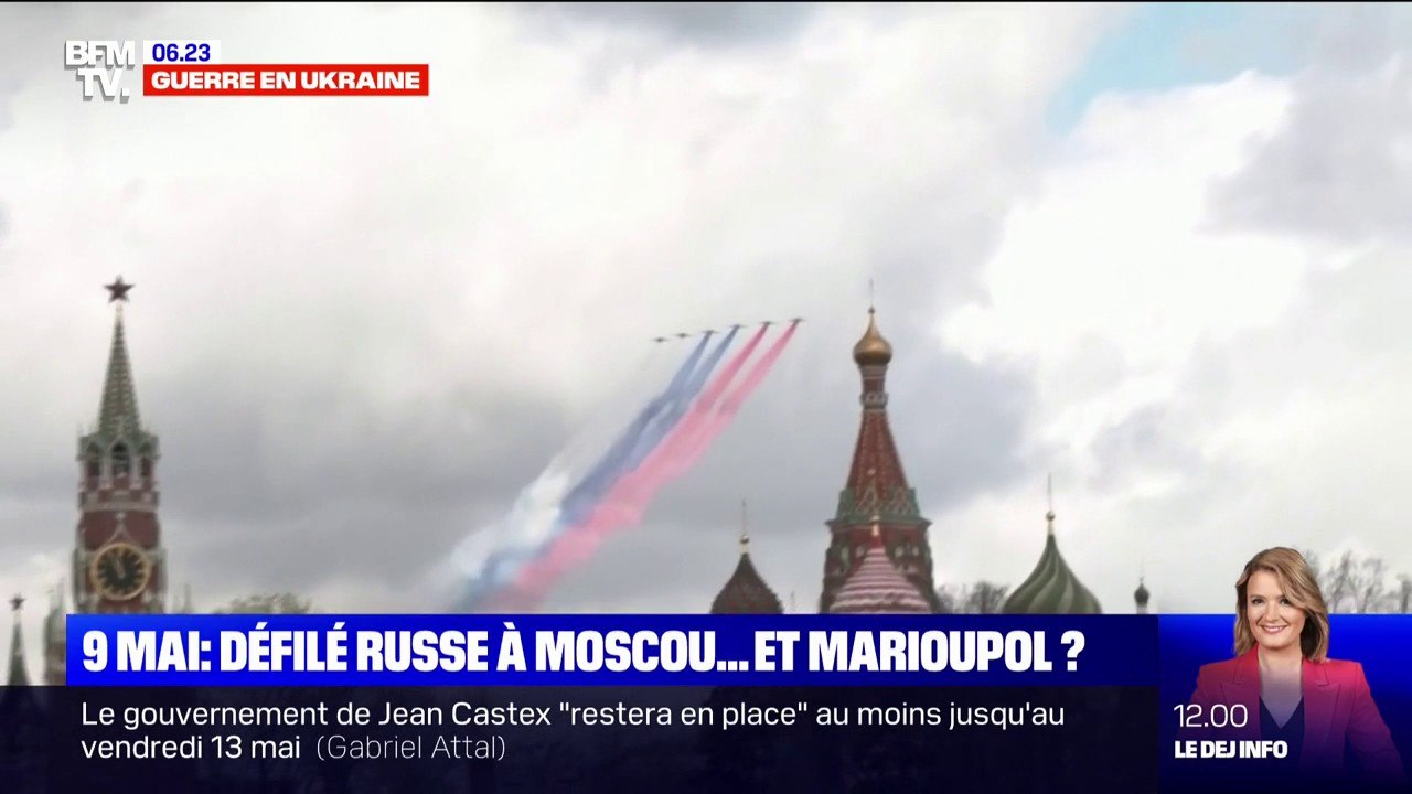À Moscou, les images des répétitions du défilé...