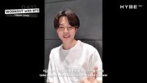 BTS Jimin Workout 바른 자세를 돕는 상체 운동 WORKOUT with BTS DAY 1