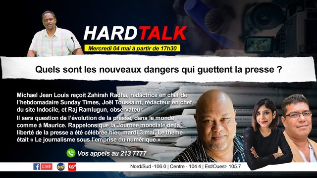Hardtalk : Quels sont les nouveaux dangers qui guettent la presse ?