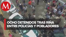 En CdMx, enfrentamiento entre pobladores de Tlalpan y policías deja 6 heridos y 8 detenidos