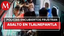 En el Edomex policías frustraron un asalto en unidad del transporte público en Tlalnepantla