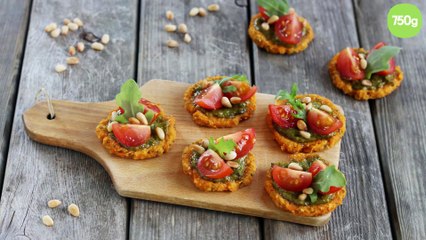 Mini-pizza sans gluten à la patate douce