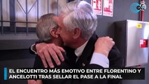 El encuentro más emotivo entre Florentino y Ancelotti tras sellas el pase a la final
