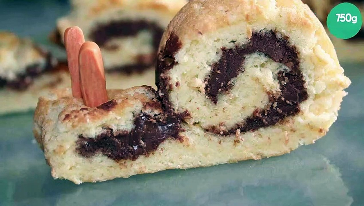 Escargots roules au nutella