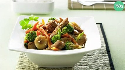 Wok de dinde aux brocolis