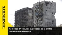 Al menos 344 civiles evacuados de la ciudad ucraniana de Mariúpol