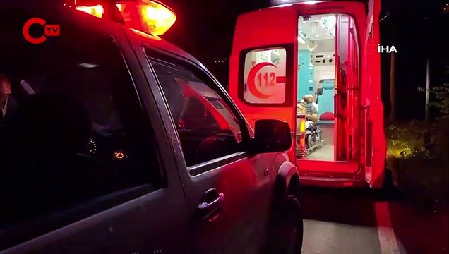 Pikap 50 metreden şarampole uçtu: 2 yaralı