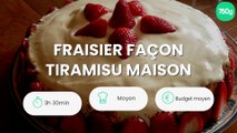 Fraisier façon tiramisu maison