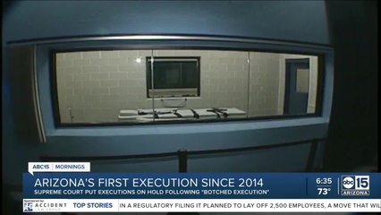 Why were executions on pause in Arizona for 8 years?