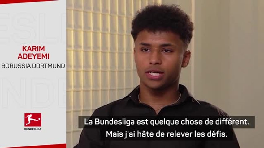 Adeyemi heureux d'être au Borussia Dortmund