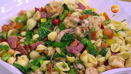 مكرونة بالجمبري  | نورا السادات