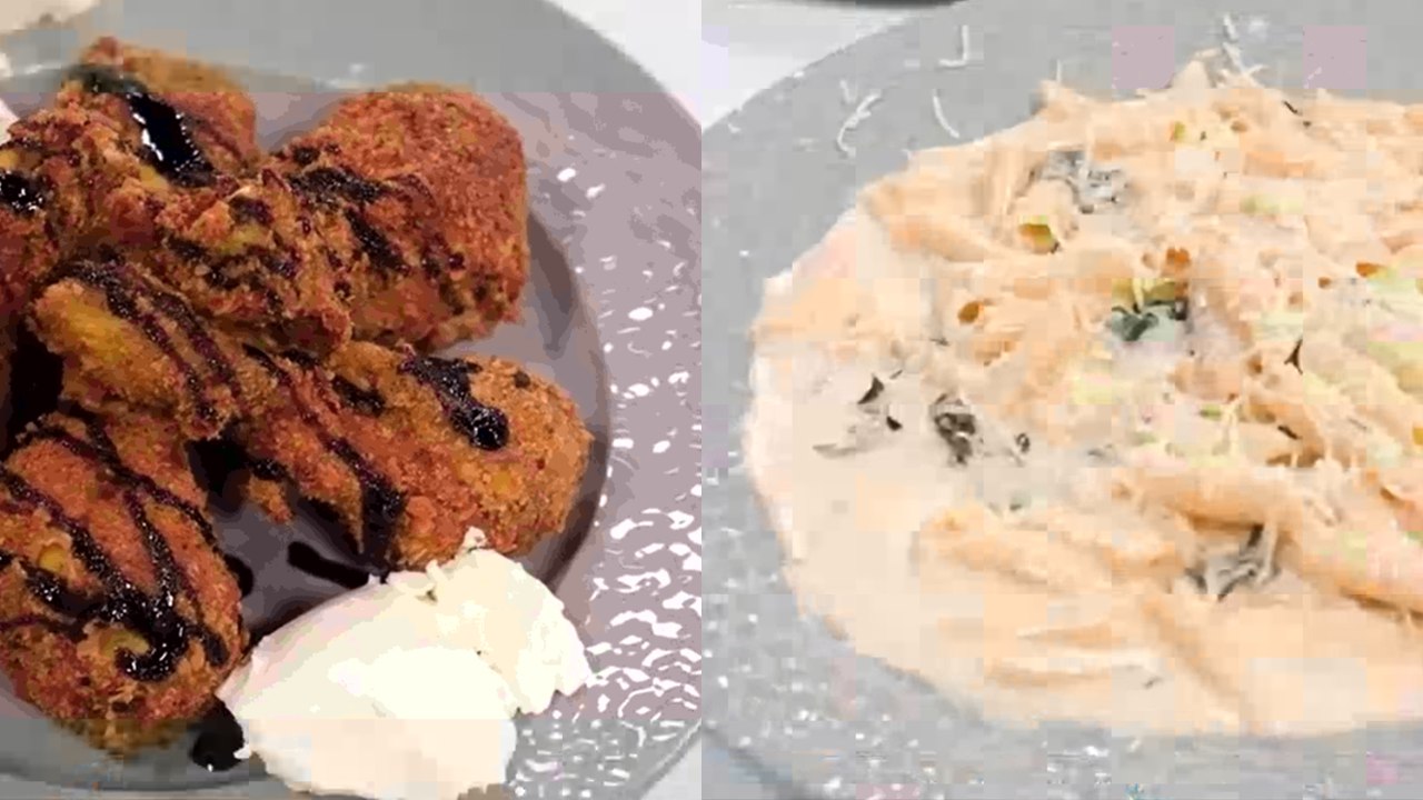 Pennes au fromage et épinards, Pilons de poulet panés, salade d'épinard - La familia (oui chef)