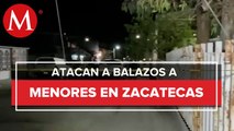 Disparan a un adulto y dos menores en Fresnillo, Zacatecas