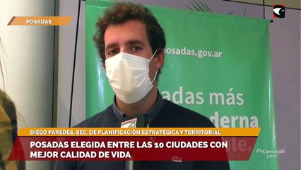 Posadas elegida entre las 10 ciudades con mejor calidad de vida