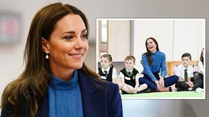 'Children's princess' Kate delights royal fans and 'radiates pure joy' during school visit