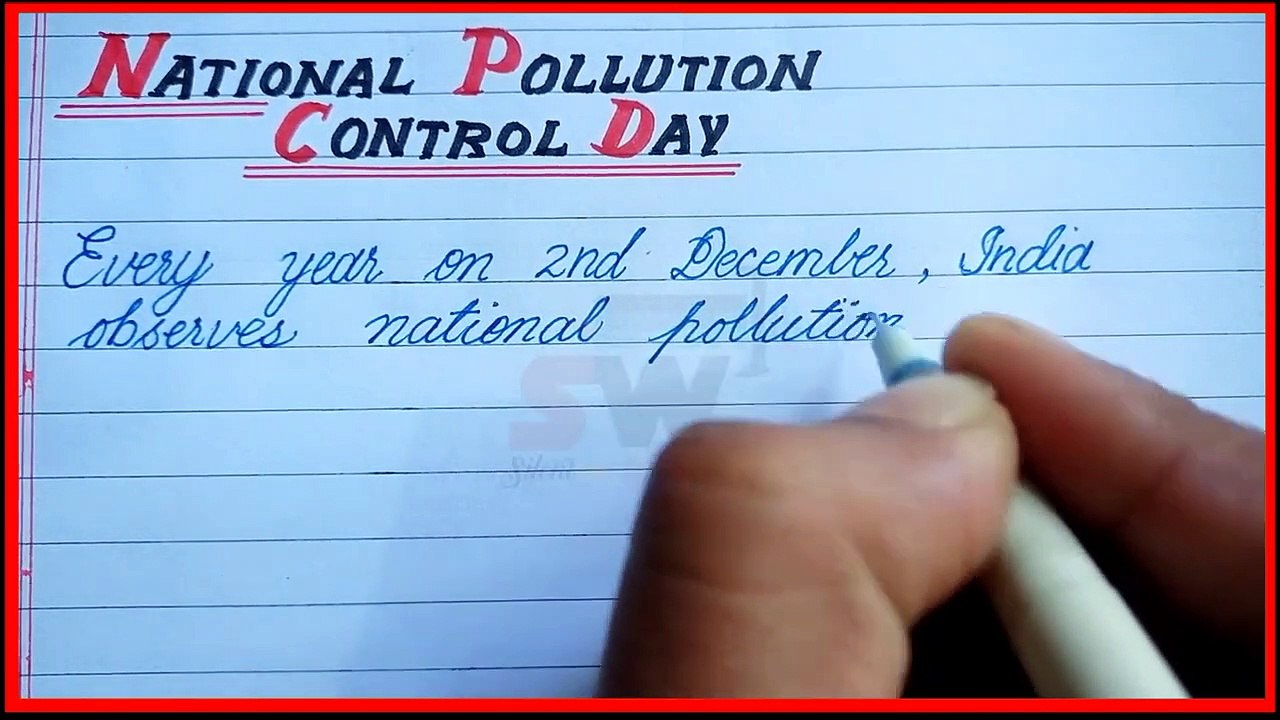Essay on national pollution control day_short essay on national pollution control day in English