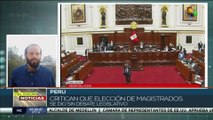 Congreso peruano sustituye seis magistrados del Tribunal Constitucional