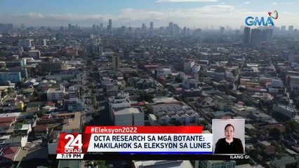 OCTA Research sa mga botante: makilahok sa eleksyon sa Lunes | 24 Oras