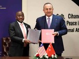 Liberya Dışişleri Bakanı Kemayah, Çavuşoğlu ile ortak basın toplantısında konuştu Açıklaması
